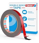 EMITEVER Double Sided Tape Heavy Duty, Tesa Adhesive Mounting Tape Waterproof, 0.59IN x 15.4FT St...