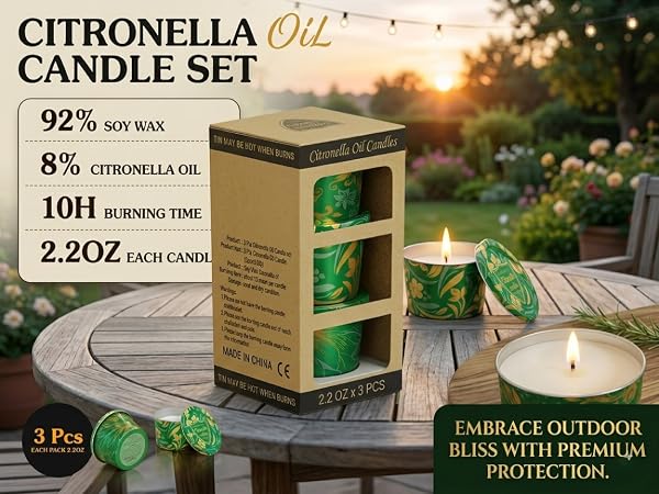 citronella lemongrass candle