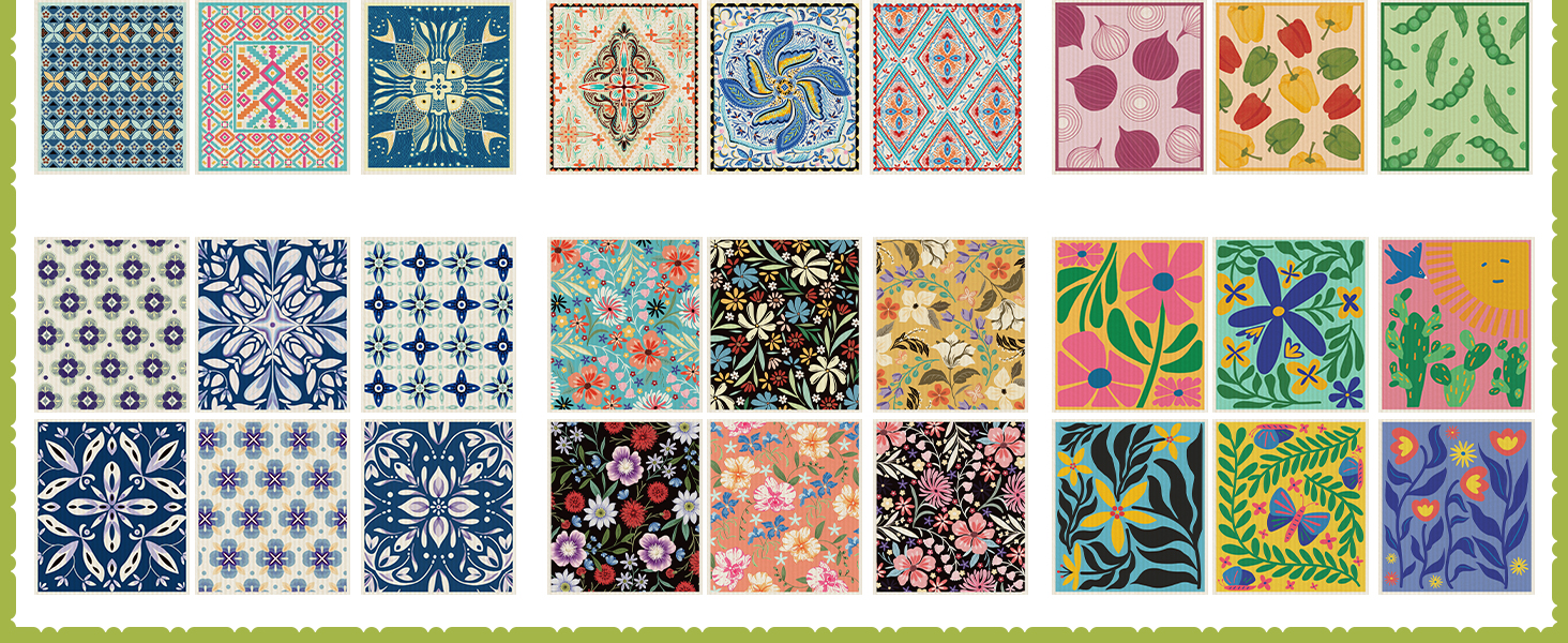 Swedish Dishcloths for Kitchen