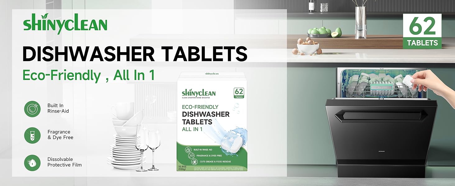 dishwasher tablets 62 count