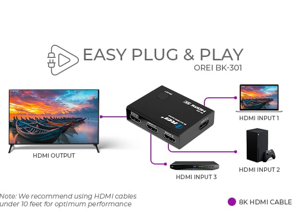multi viewer system switch