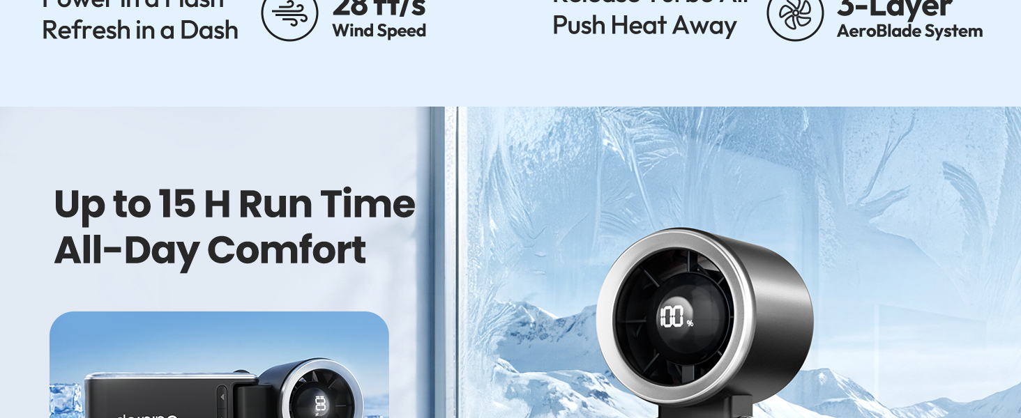 Up to 21 Hours All-Day Cooling
