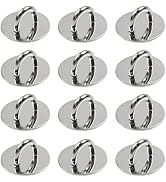 Pastlla 12Pcs Phone Charm Hook Adhesive Metal Phone Finger Grip Hook Cell Phone Ring Holder Stand...