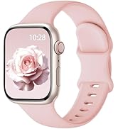 Sport Silicone Band Compatible with Apple Watch Bands 38mm 40mm 41mm 42mm 44mm 45mm 46mm 49mm for...