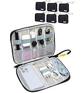 Shelvestar 7 Pack Electronics Travel Organizer Case Tech Accessories Cord Storage Bag
