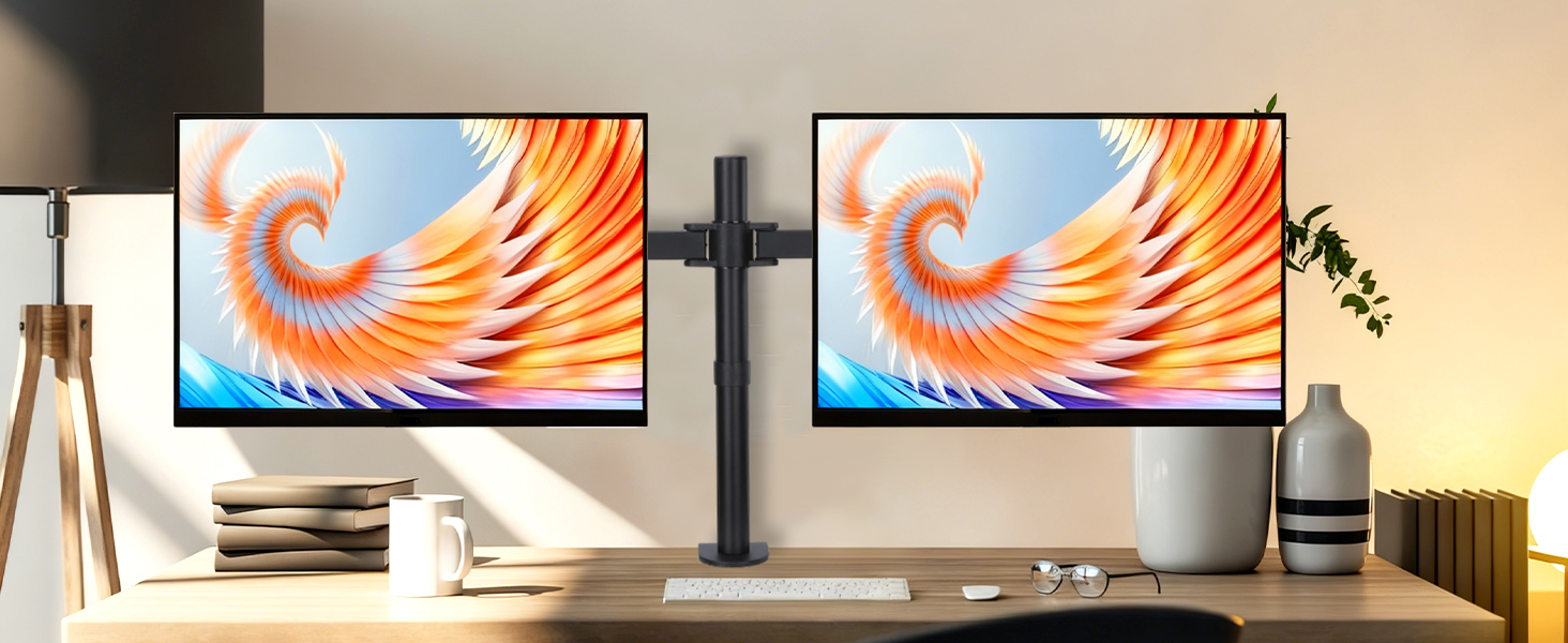 dual monitor mount