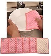 FELXIESS 2026 New Double Side Non Scratch Wire Dishcloths,Multipurpose Wire Dishwashing Rags for ...