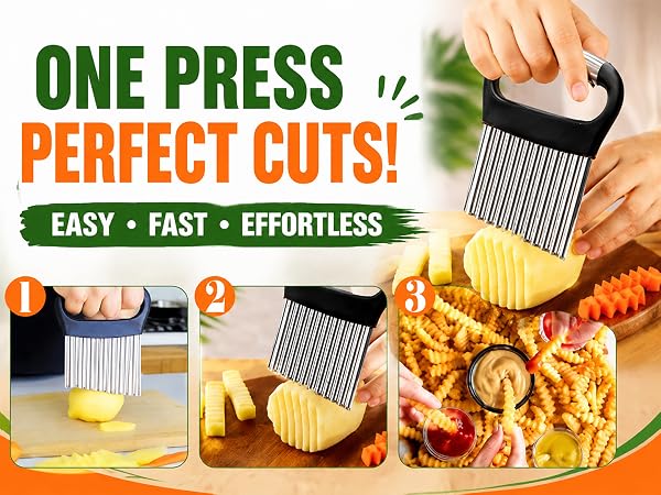 Large Crinkle Cutter For Veggies