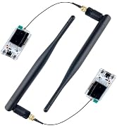 DIYmall 2pcs 915MHz LoRa32 V3 ESP32 S3 WiFi+BT Development Board with 5DBi LoRa Antenna 0.96" OLE...