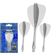Winmau Darts Fusion Integrated Flight & Shaft System - Arrow Shape and Design - Available in Shor...