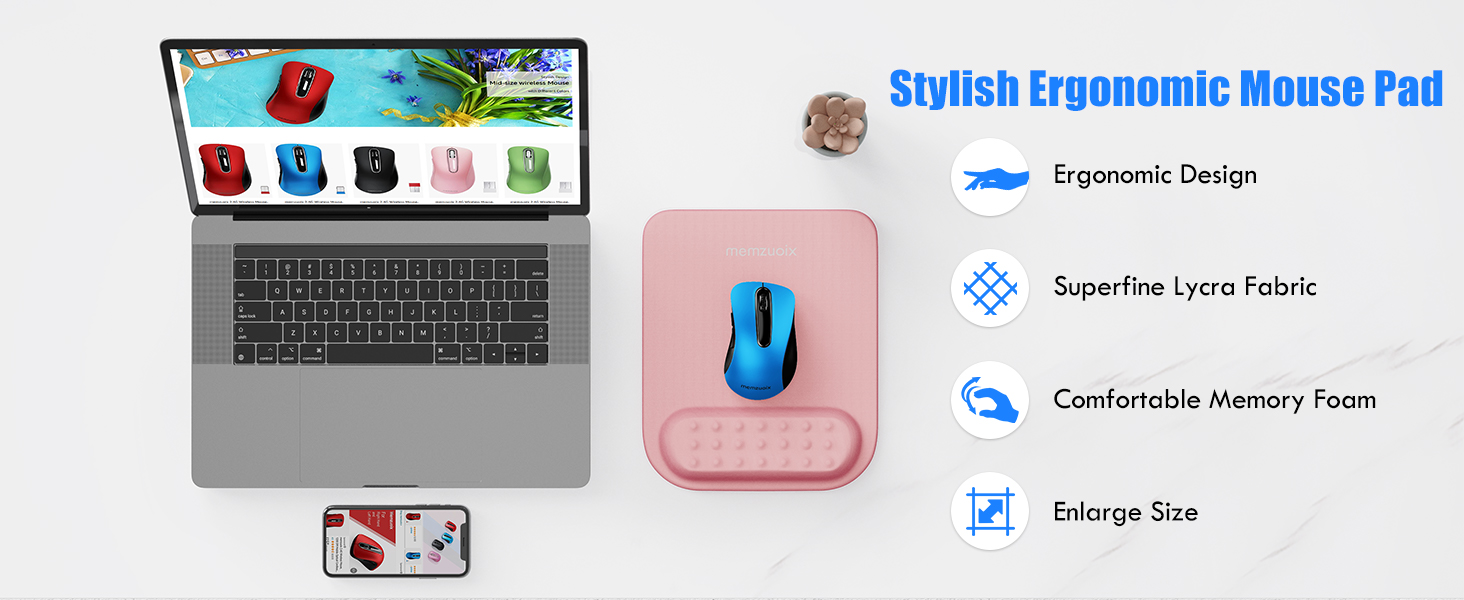 Stylish Ergonomic Mouse Pad