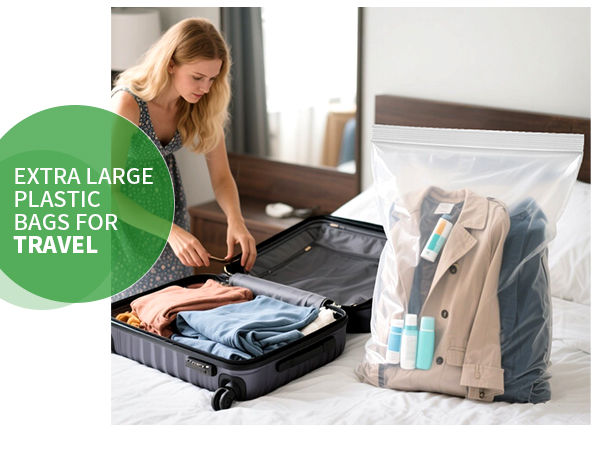 EXTRA LARGE PLASTIC BAGS FOR CLOTHES
