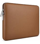 RAINYEAR 14 Inch Laptop Sleeve Soft PU Leather Case Protective Water Resistant Zipper Cover Carry...