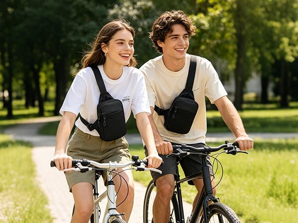 Vpoofree Mini Sling Bag for Men and Women,Small Anti Theft Crossbody bag