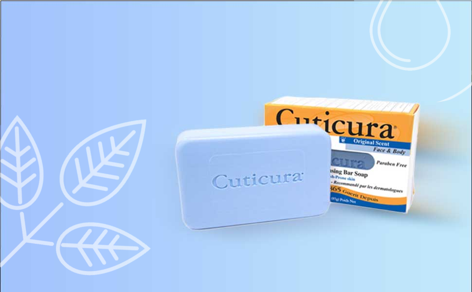 Cuticura bar soap and body lotion