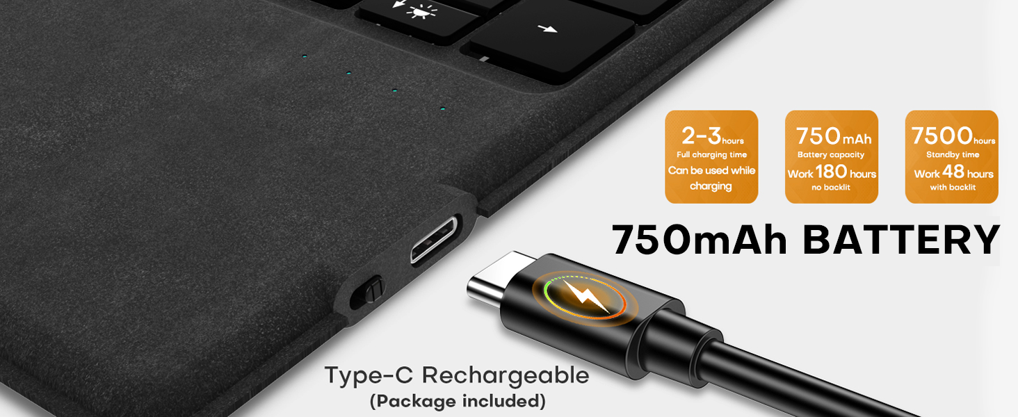 750 mAh Recharge Battery
