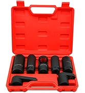 7PCS Oxygen Sensor Socket 22mm (7/8 in), 27mm, 29mm fits All Vehicle O2 Removal and Installation ...