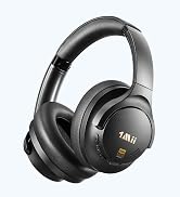 1Mii Y8+ Noise Cancelling Headphones Bluetooth 6.0 Over-Ear Wireless,Black | Hybrid ANC, 100hr Pl...