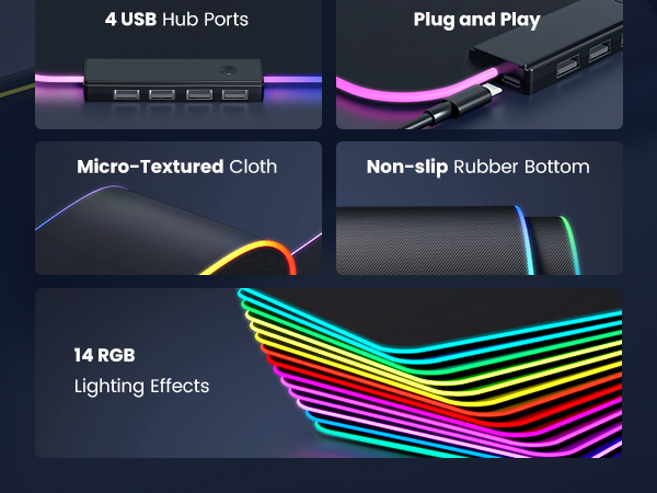 rgb mouse pad