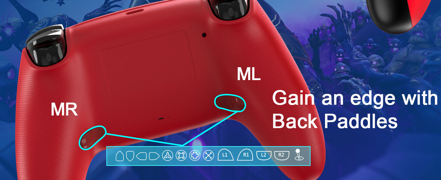 Gain an edge with Back Paddles