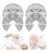 Conbella Breast Ice Packs, Breast Therapy Pack for Engorgement Hot and Cold Breastfeeding Gel Pad...
