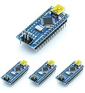 WWZMDiB Nano ATmega328P CH340 5V 16M Mini-Controller Board Compatible with Arduino Nano V3.0 (4Pc...