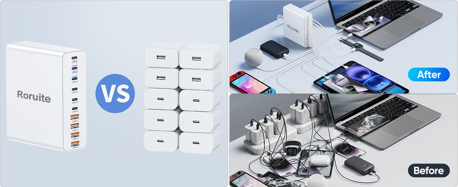 usb c charger block usb c charger multiple usb charging station for multiple devices fast charger