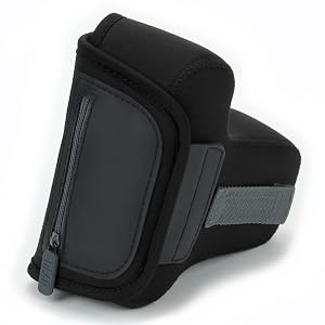 DSLR Camera Case Sleeve w/ Neoprene Protection , Accessory Storage & Strap Openings by USA Gear