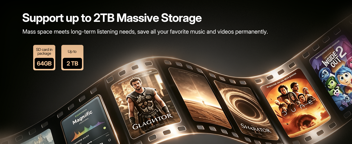 64G Y2 mp3 player