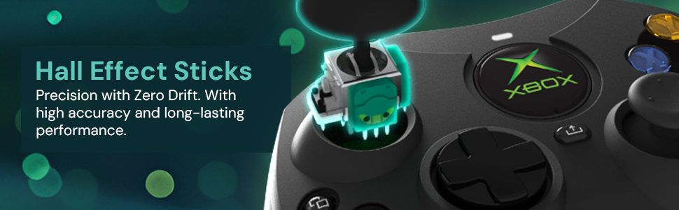 Precision hall effect sticks with zero drift, high accuracy, and long lasting performance