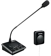 Retevis RT-9909 Window Intercom,Window Speaker Intercom System,IPX5 Waterproof,Noise Canceling,Hi...