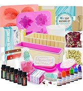 WhizToys Soap Making Kit Supplies, Crafts Kits for Adults and Kids, DIY Beginners Kit Containing ...