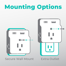 KMC 30338 Surge Tap Mounting Options