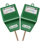 Dr.meter Soil Moisture Meter, 2 Packs Soil Test Kit for Garden Lawn Farm Indoor & Outdoor Use - S...