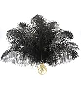 iHUFeather Ostrich Feathers Wedding Party Centerpieces Easter Gatsby Decorations Ostrich Feathers...