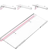 KEENWEGO Computer Keyboard Stand for Desktop - 6-Level Height Adjustable Acrylic Keyboard Riser N...