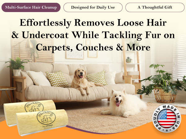 Dog Brush for Shedding Deshedding Grooming Tools Supplies All Hair Type Gift Idea Hair Remover Comb