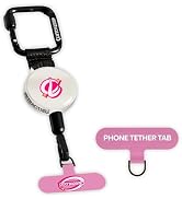 ClutchLoop Anti-Theft Phone Tether - Universal Adhesive Anchor, Retractable Steel Line and Lockin...