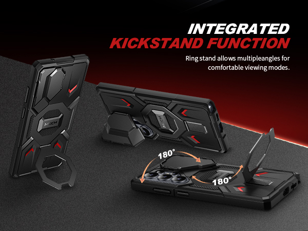 with magnetic ring stand holder kickstand