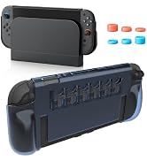 Protective Case for Nintendo Switch 2, 8In1 Ergonomic Comfort Soft Grip Slim Cover Kit for NS-2 A...