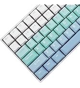127 Five Sides Gradient Dye Sub Keycaps PBT Cherry Profile Key caps for TKL 61 64 68 75 87 96 104...