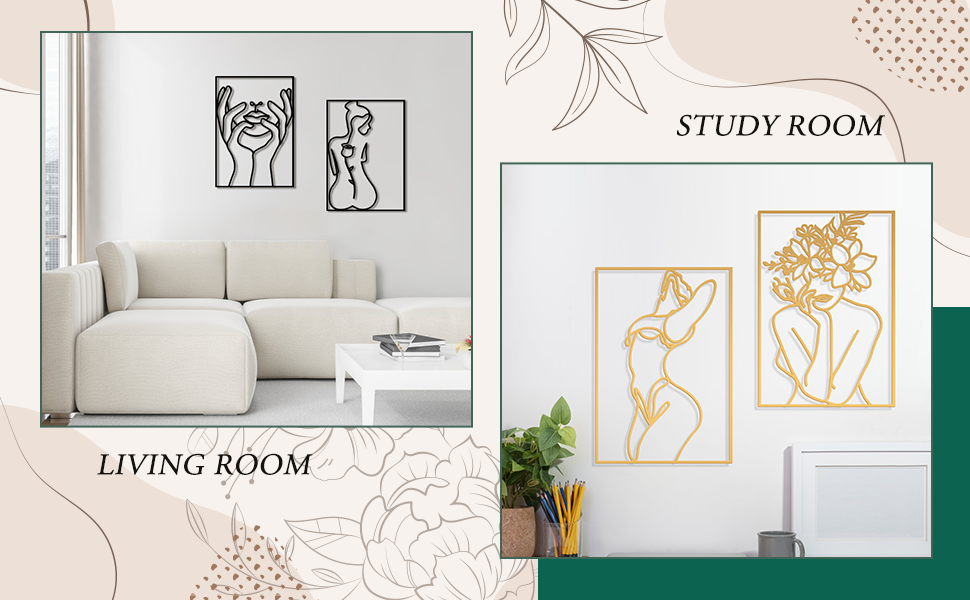 Living Room Decor and Study Room Decor