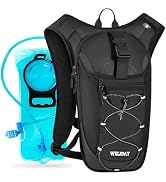 WELIDAY Hydration Backpack with 2L Water Bladder, Lightweight Hydro Pack for Cycling, Running, Hi...