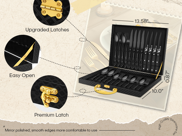 retro silverware set