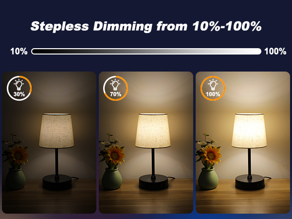 dimmable table lamp