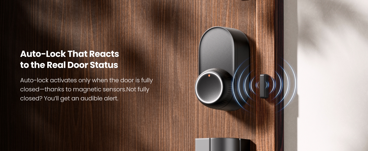 Smart Lock Ultra with Keypad Touch, Fingerprint Entry Door Lock