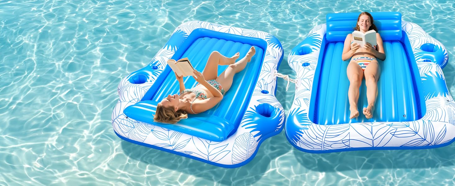 Tanning pool float