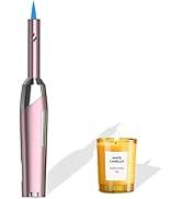 Navpeak Candle Lighter with Fuel Visible Windproof Straight Flame Blow Torch Lighter for Candle K...