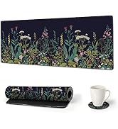 AIMSA Large Gaming Mouse Pad Extended Mouse Pad with Stitched Edge, Keyboard Mouse Mat Non-Slip R...