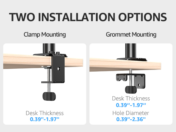 monitor arm monitor mount mountup single monitor desk mount